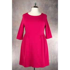BB Dakota Fuchsia Pink Dress 1X